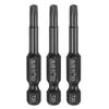 T7 T8 T9 T10 T15 T20 T25 T27 T30 T40 Torx Бита для отвертки 1/4" Шестигранный хвостовик 50 мм Магнитная Защищенная от взлома Звездная Шестигранная Бита для винтоверта