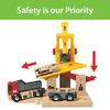 BRIO WORLD Cargo Rail Deluxe Set [Всего 54 детали] Возраст от 3 лет и старше (Игрушечный поезд с электромобилем и деревянными рельсами) 33097