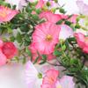 67" Artificial Flowers Vines Garland Fake Morning Glory Hanging Vines Faux Silk Spring Floral Garland for Mantel Wall Fence Wedding Banquet Decor