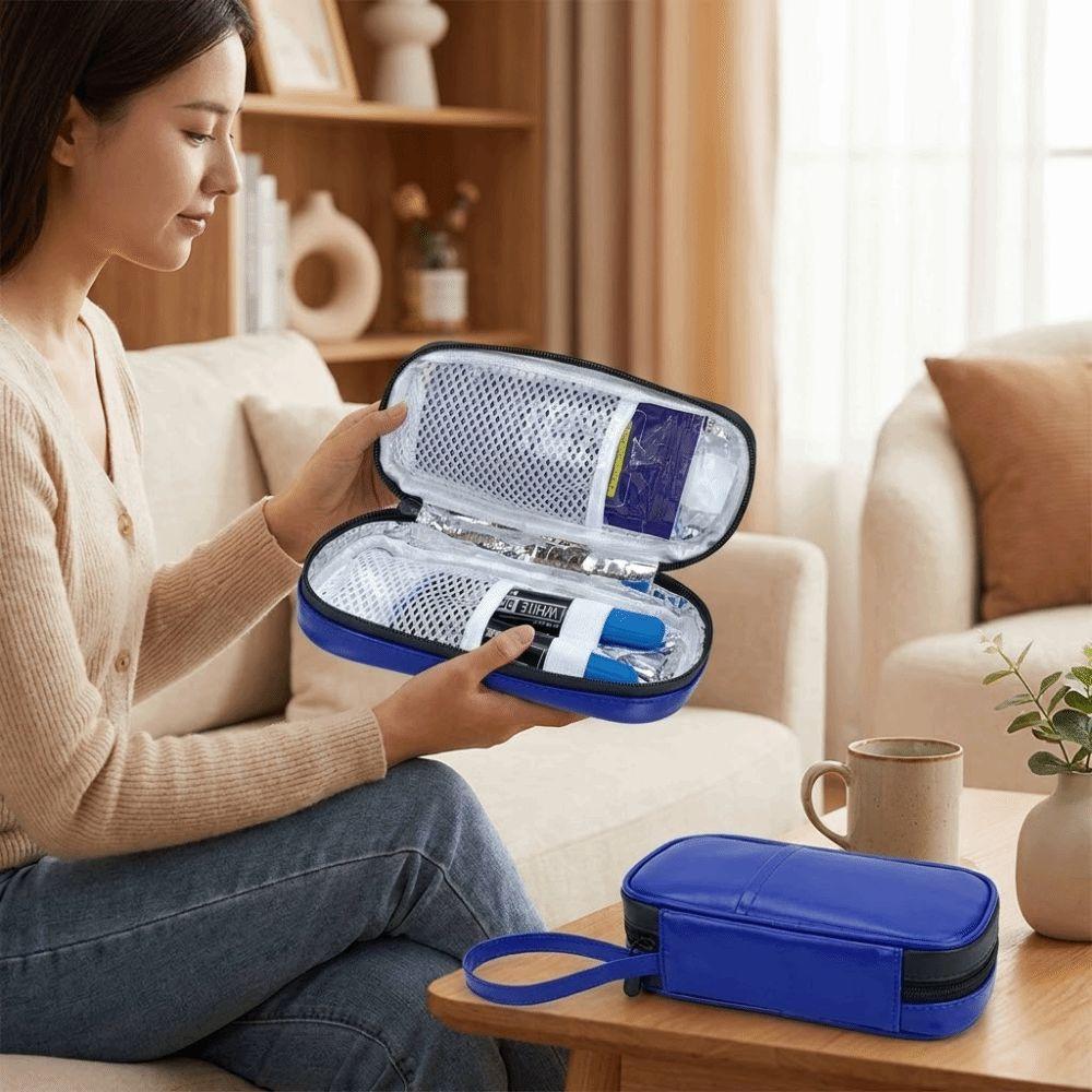 Portable Insulin Cooling Bag Thermal Insulated Insulated Insulin Cooler For Diabetics