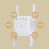 1200 Мбит/с 2,4G 5G двухчастотный повторитель Wi-Fi Wi-Fi удлинитель беспроводной усилитель сигнала белый для дома