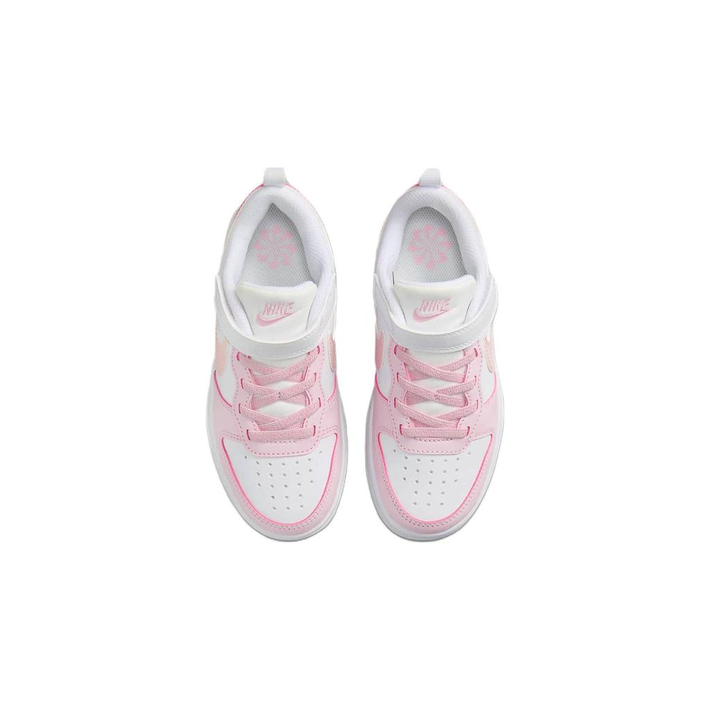 Nike Белые детские кроссовки Court Borough Low Recraft PS Pink Foam DV5457-105