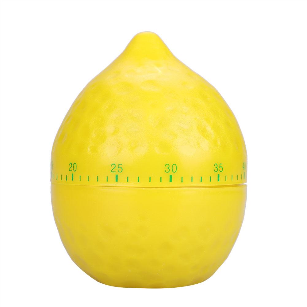 Kitchen Mechanical Timer Manual Lemon Shape Counters for Home Cooking Timing Tool