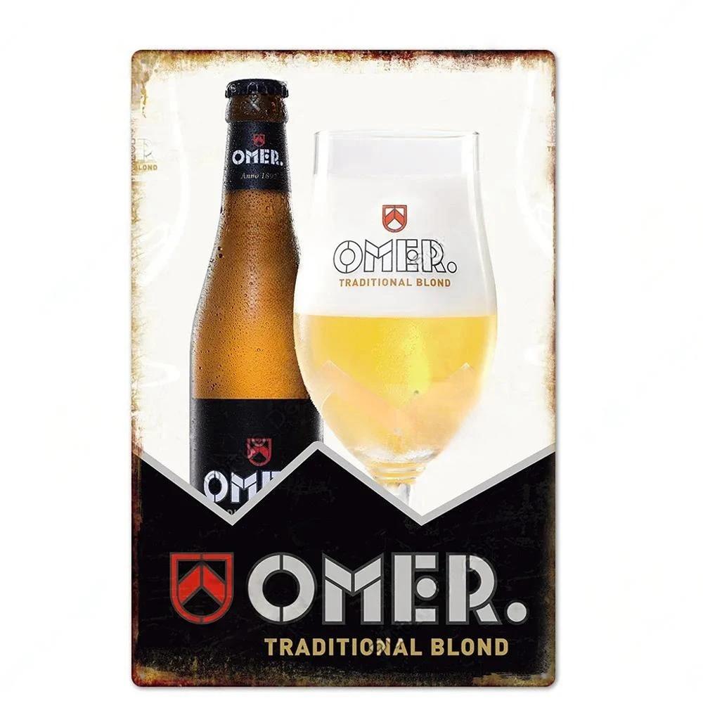 Винтажная вывеска пивного бренда Металлическая жестяная табличка Металлический постер Декоративная табличка Домашний декор Мужская пещера Бар Паб Мастерская Настенное украшение