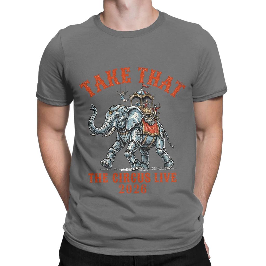 Unisex Unisex Printed Take That The Circus Live Tour 2026 T Shirt Tee Pure Cotton Tshirts Clothes