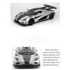 1/32 Koenigsegg ONE 1 литая спортивная модель автомобиля гоночные автомобили модель имитация звука и света детская игрушка подарок