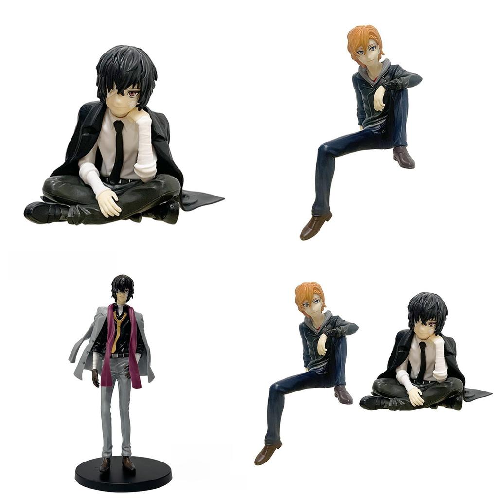 Bungo Stray Dogs ПВХ Фигурка Дазая Осаму и Накахары Чуи Коллекционные Аниме Статуэтки Для Фанатов