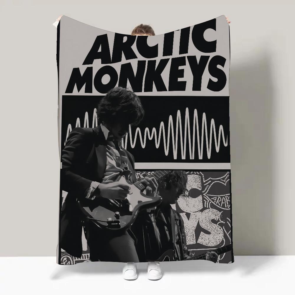 Singer A-Arctic M-Monkeys AM Album Blanket Design Lightweight For Dorms, Naps, Living Room, Office,Sofa