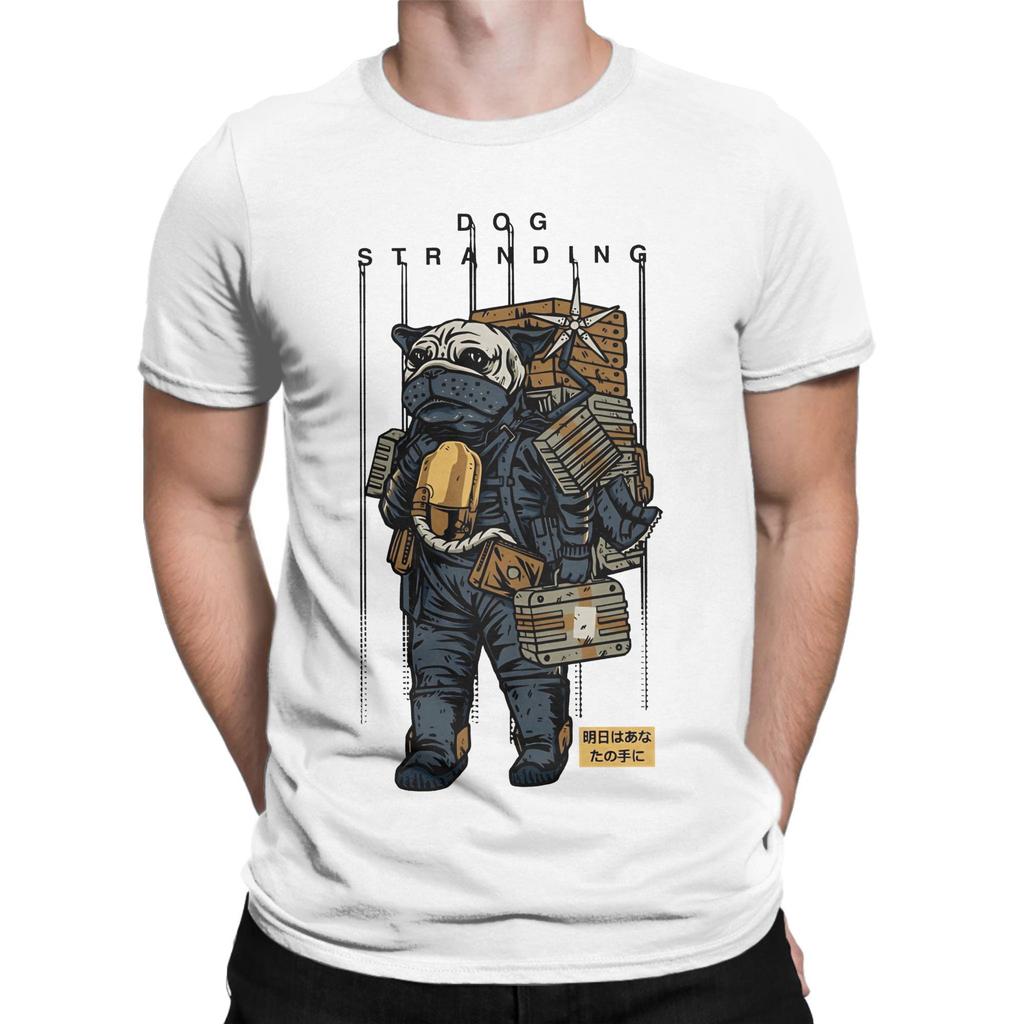 Death Stranding 100 Cotton T Shirt For Couple Summer Awesome T Shirts Breathable Harajuku Tees Oversize Design Clothing