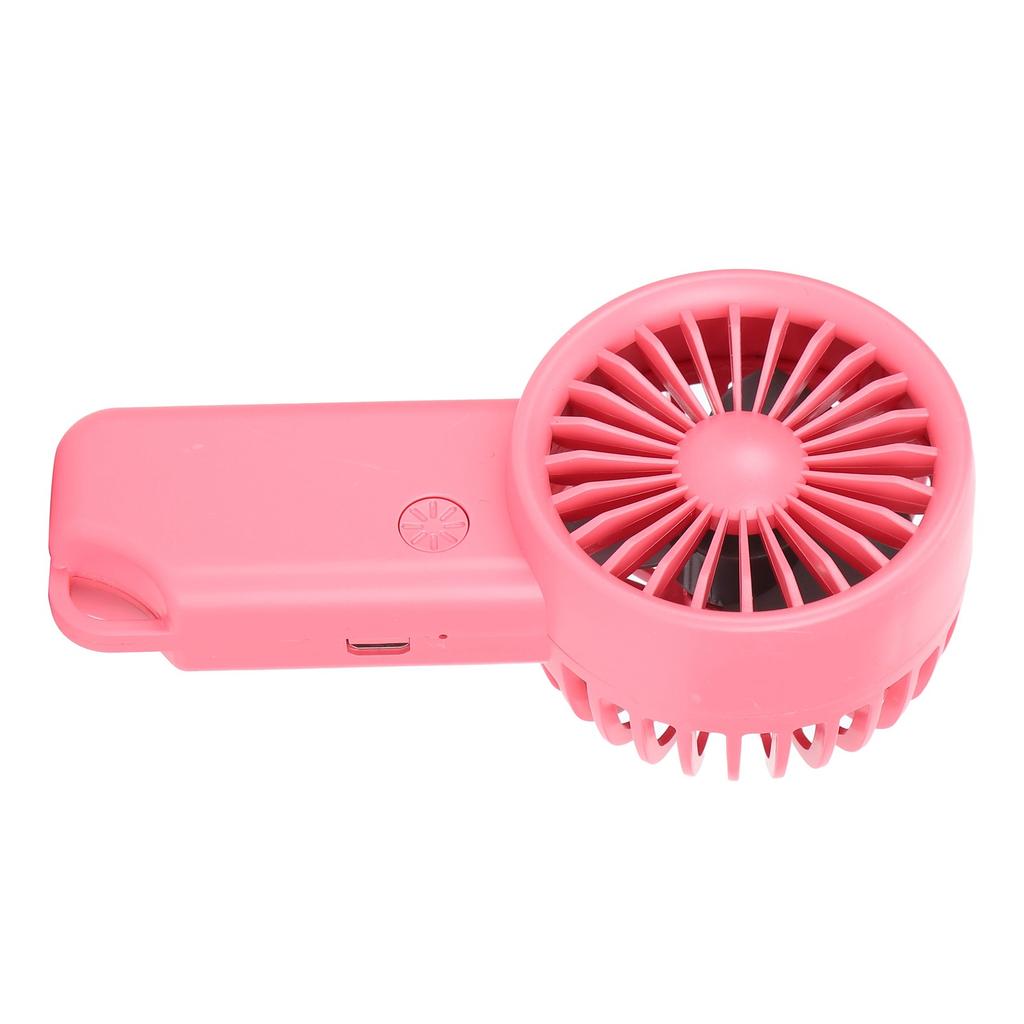 Мини-ручной вентилятор 500 мАч USB перезаряжаемый 3-скоростной портативный вентилятор с карабином для офиса на открытом воздухе Красный