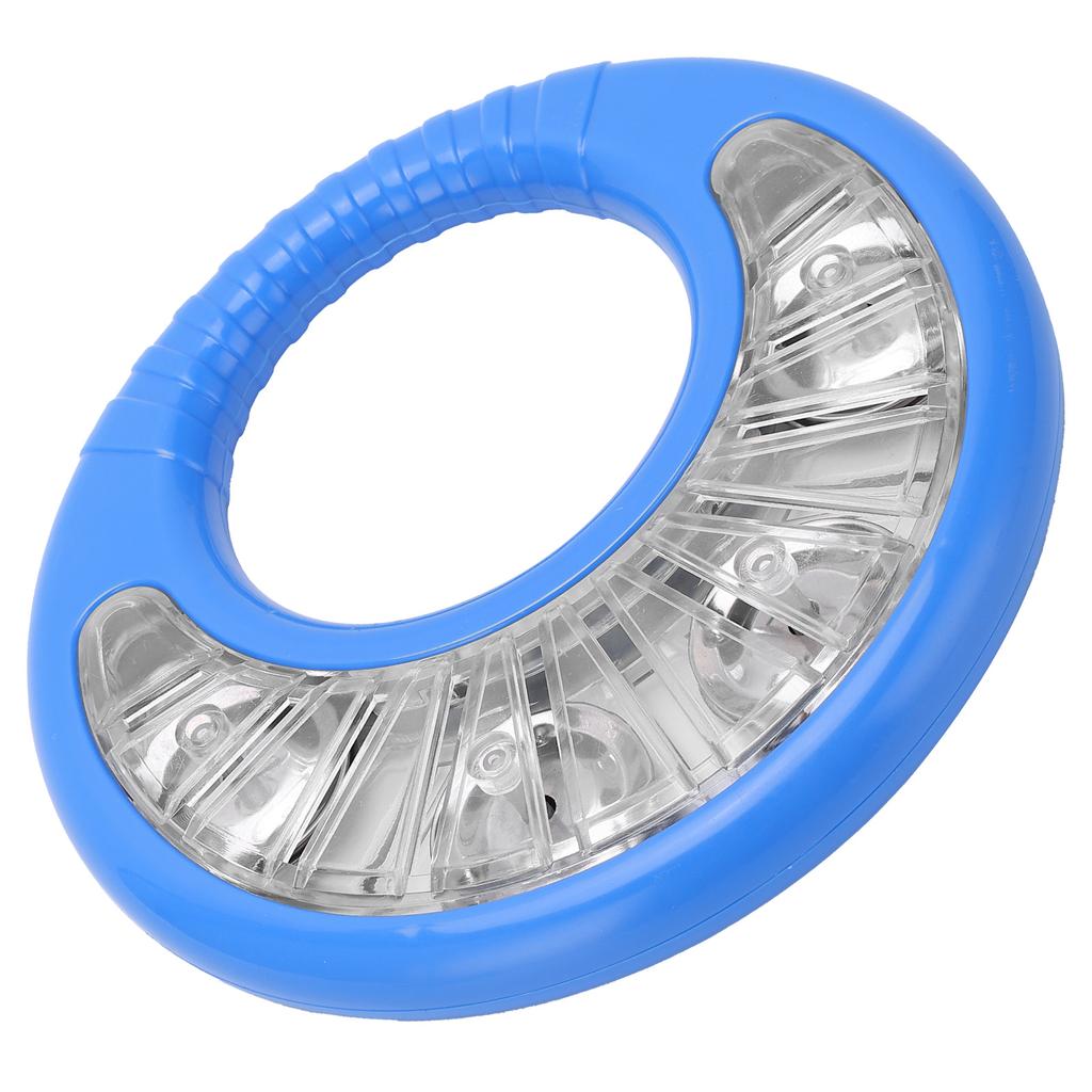 Hand Tambourine Children Teaching Aid Percussion Musical Instrument Toy Blue for Kid