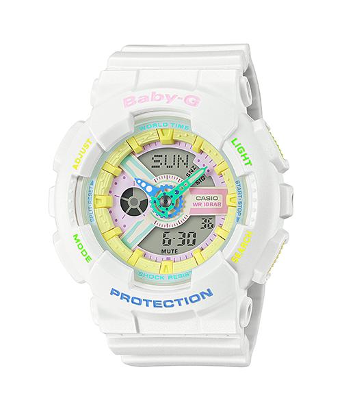 Casio Мужские Аналоговые Кварцевые Часы BA-110TM-7A из Смолы, Водонепроницаемые до 100 м, Ударопрочные