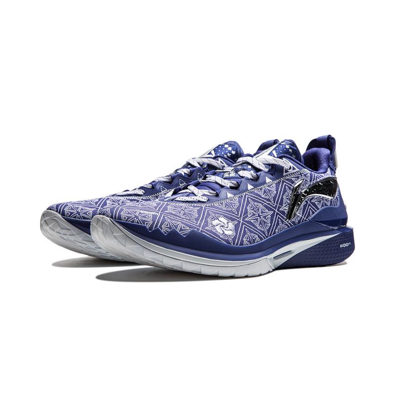 Li Ning JB2 Silver Carbon Composite High Resilience Professional Basketball Shoes Men Sneakers Shadow-Purple Blue ABAT081-20