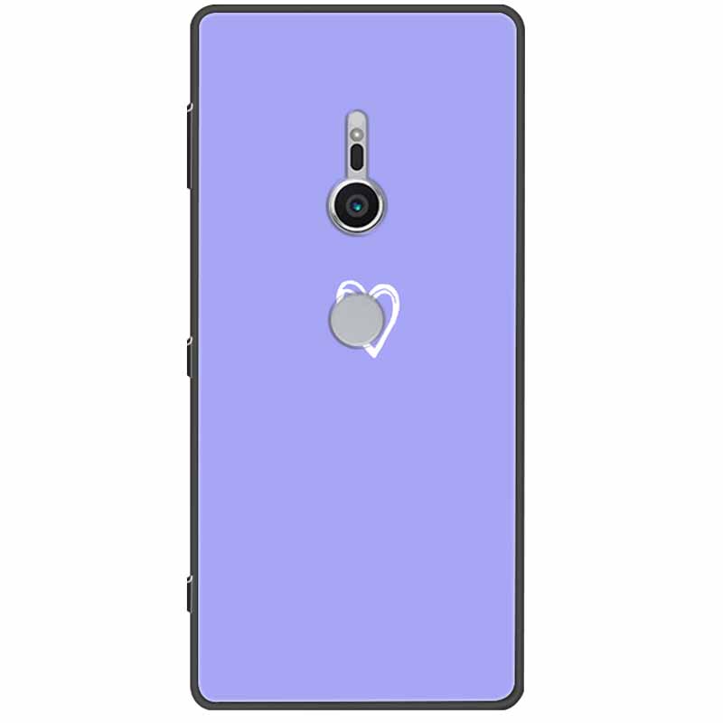 Милый чехол-заглушка для Sony Xperia XZ3 XZ2 XZ1 XA2 XA1 Ultra Plus Compact Premium Чехол Черный Силикон ТПУ Бампер Ударопрочный Capa