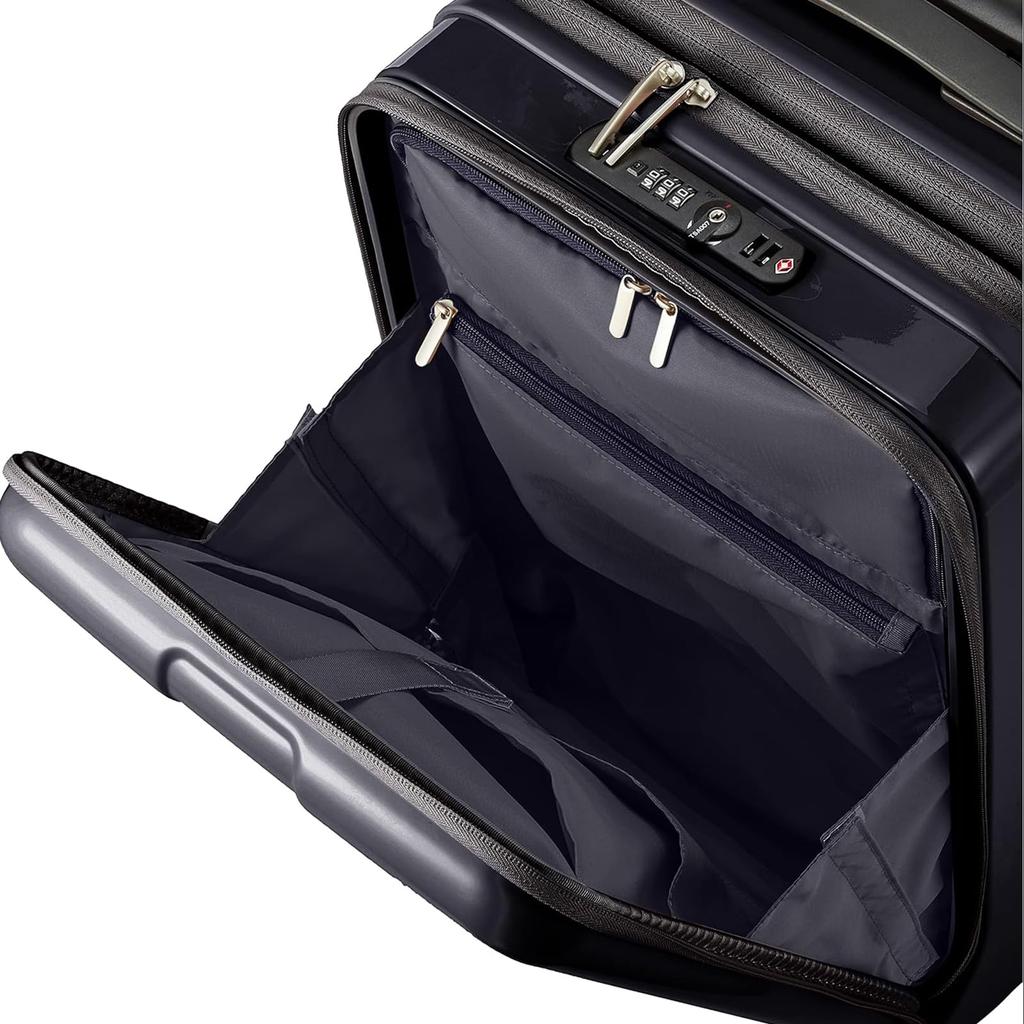 Ace Suitcase Carry Case Carry Bag S Size 1 Night 2 Days 2 Nights 3 Days Front Pocket PC Storage Caster Stopper Capacity Expansion Function Twin Wheel