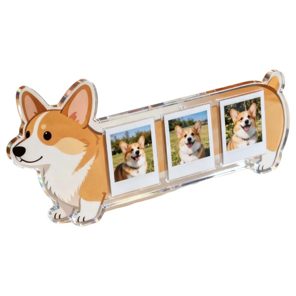 Cartoon Acrylic Photo Frame 3 Inches Photo Display Frame Modern Photo Collection Frame Gift Giving