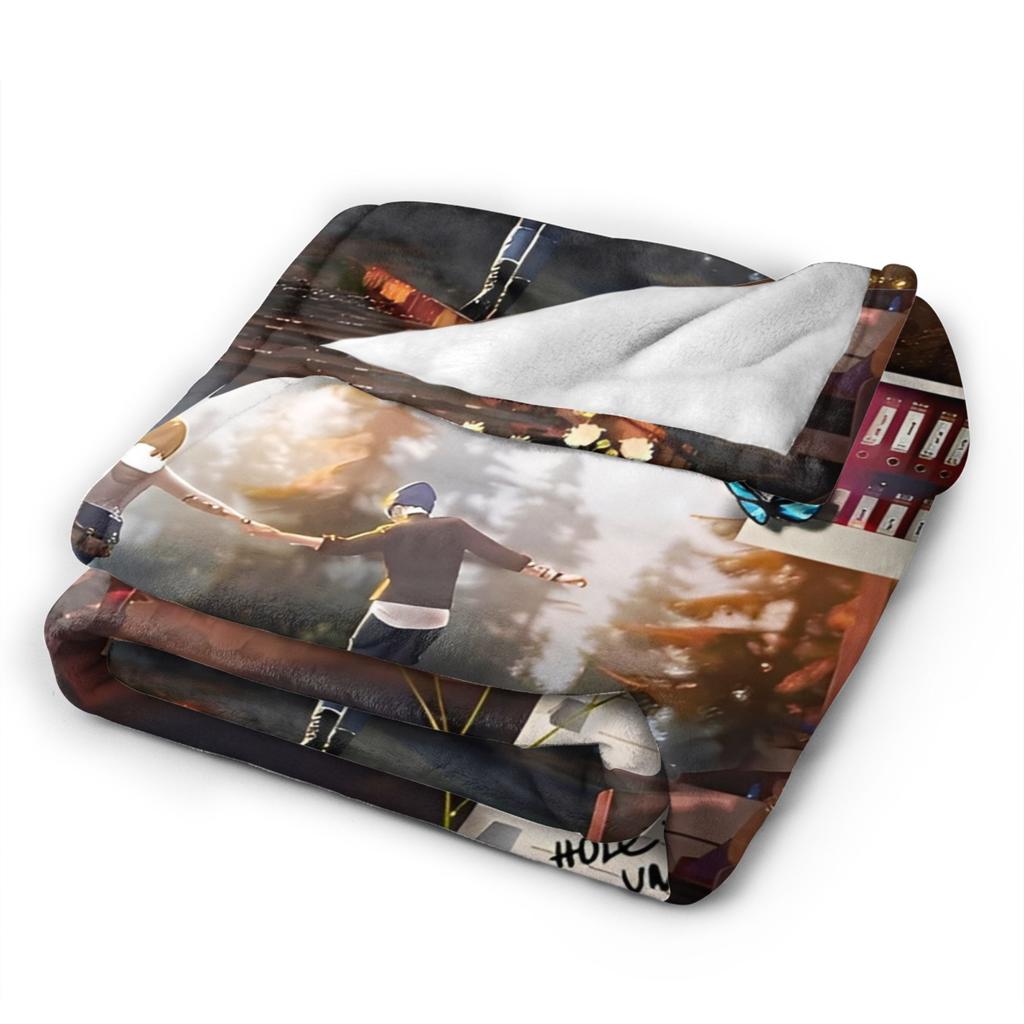 Life is Strange Game Blankets   Flannel Throw Blankets Airplane Travel Decoration Soft Warm Bedsprea