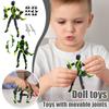 Mobile Doll Set, 3D Printed Titan Robot Mobile Doll, Posable Mobile Doll, Suitable For Collectors, Desktop Decoration