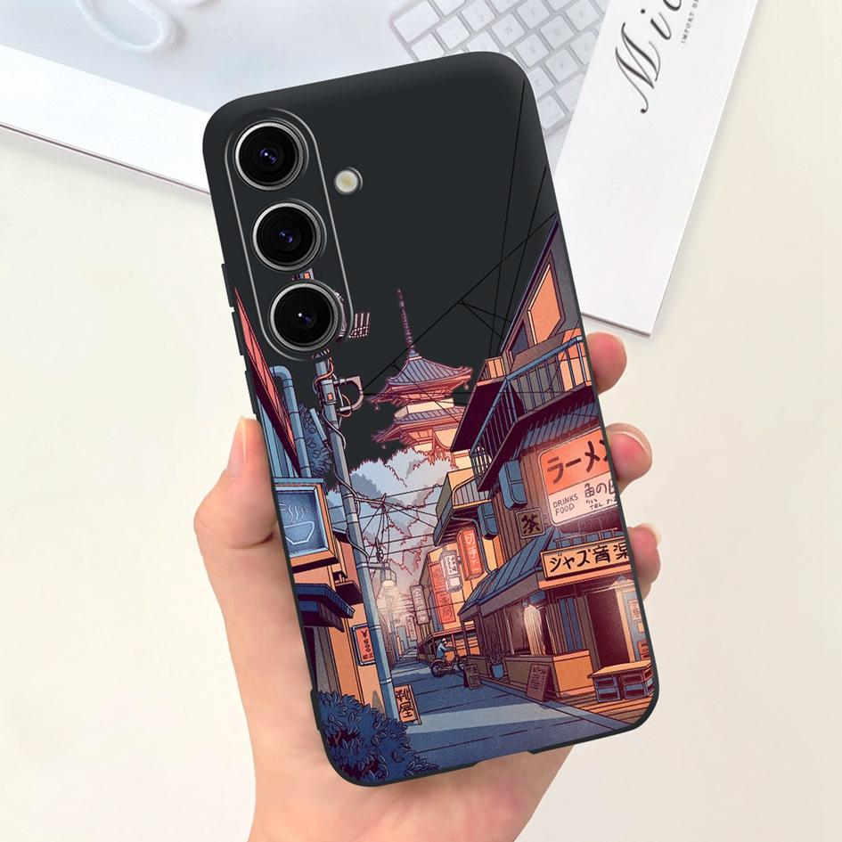 Чехол для Samsung Galaxy S24 Plus Милый Желтый Утенок Астронавт Матовый Силиконовый Мягкий Чехол для Samsung S 24 S24 Ultra S24+ 5G Funda