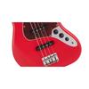 Сделан в Японии Гибрид II Jazz Bass, Накладка на гриф из палисандра, Электробас Modena Red