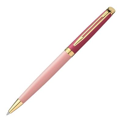 WATERMAN Official Metropolitan Essential Ballpoint Pen Luxury Brand Gift Regular Import Pink GT 2180130 Oil-Based