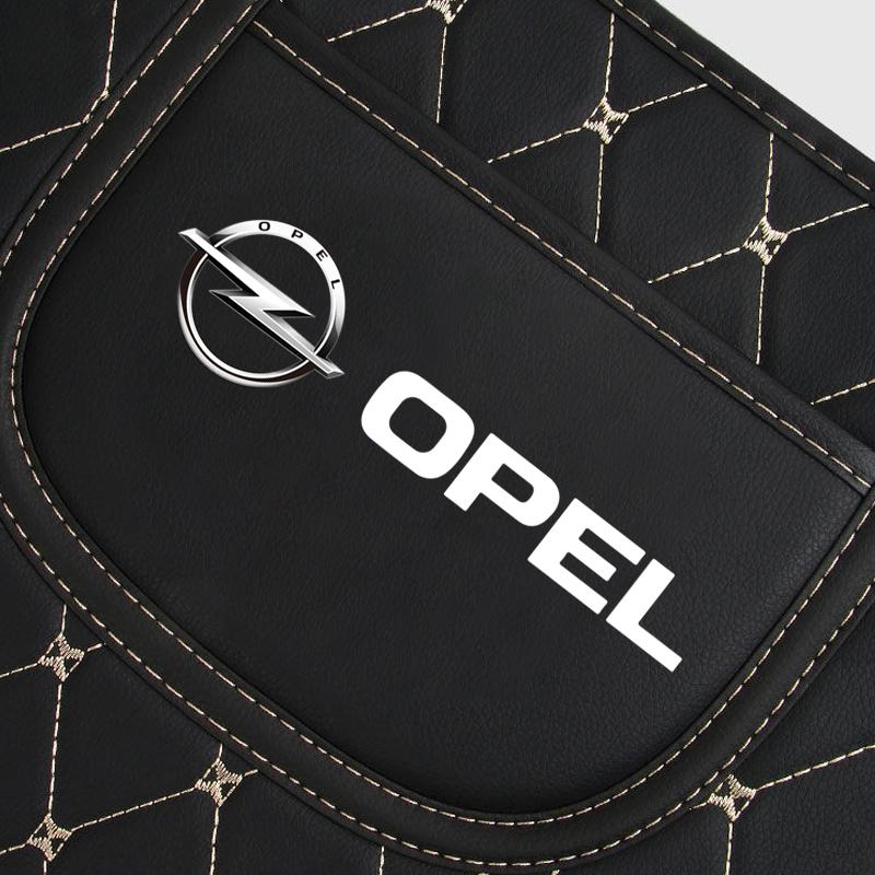 PU Leather Car Seat Back Anti-Kick Pad Protector Cover For Opel Astra Grandland Corsa Mokka Frontera Insignia Zafira Vivaro Karl