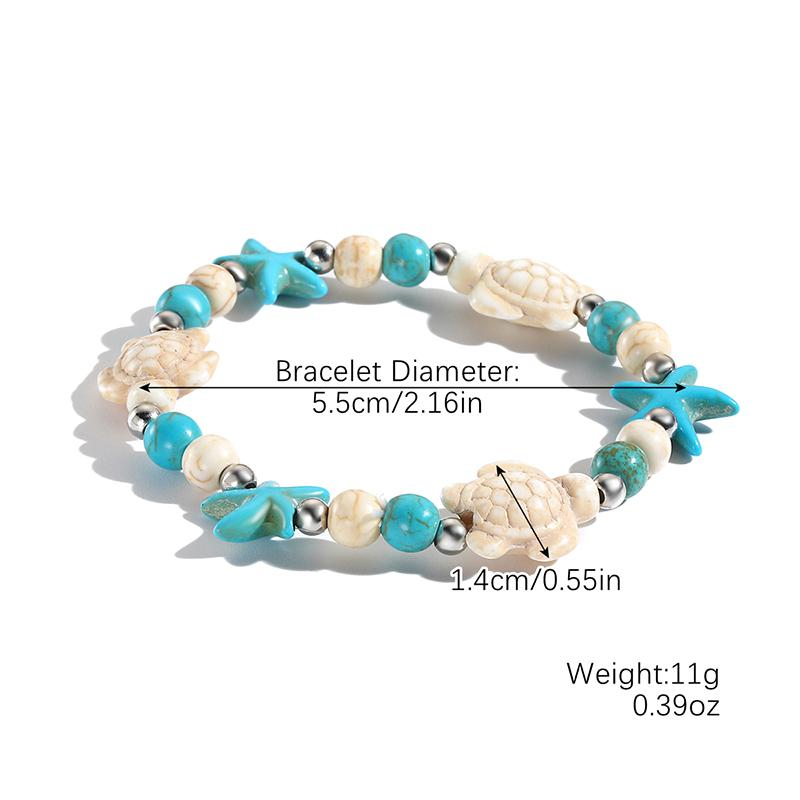 Богемные браслеты из натуральных ракушек для женщин, браслет из плетеной веревки с морской звездой, черепахой, раковиной, пляжные украшения ручной работы для отдыха, подарки