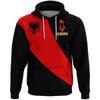 Albanian Flag Graphic Hoodies For Men 3D Printing Casual Long Sleeve Pullover Sweatshirts Men Women Tracksuit Jacket Sportswear