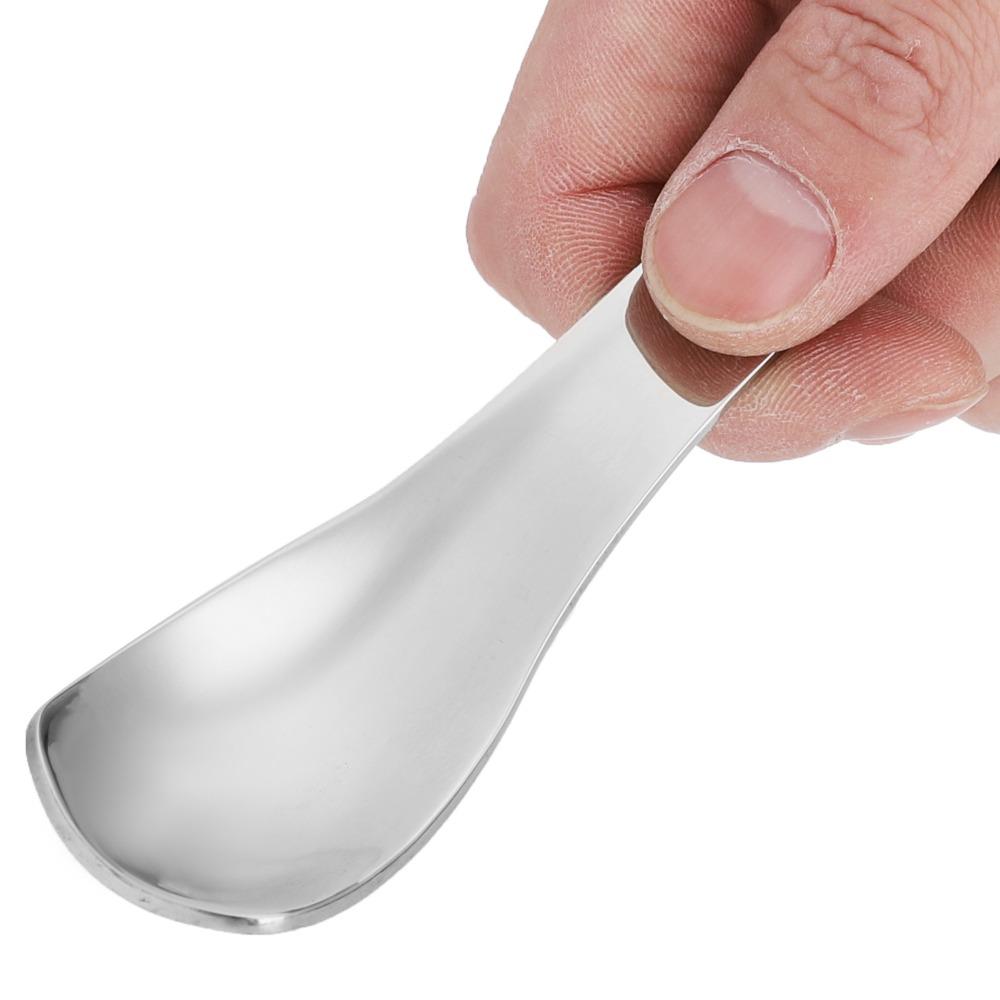 5Pcs Solid Dessert Spoon Rustless Steel Ice Cream Dipper Convenient Frozen Treat Scoop Dessert Shop