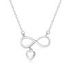 Mobius 8-shaped Love Necklace Women's Fashion Advanced Accessories Collar Chain