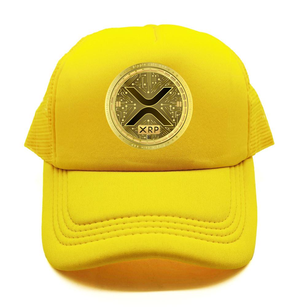 XRP Ripple Baseball Cap Unisex and Women Cryptocurrency Trucker Hat Summer Mesh Net Dad Caps Gift