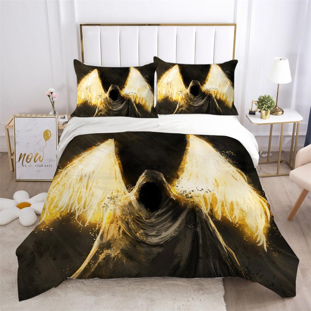 3D Skull Printing Duvet Cover Set Twin Size Microfiber Bedding Set Fashion High Ranking Cool Bedroom Decor