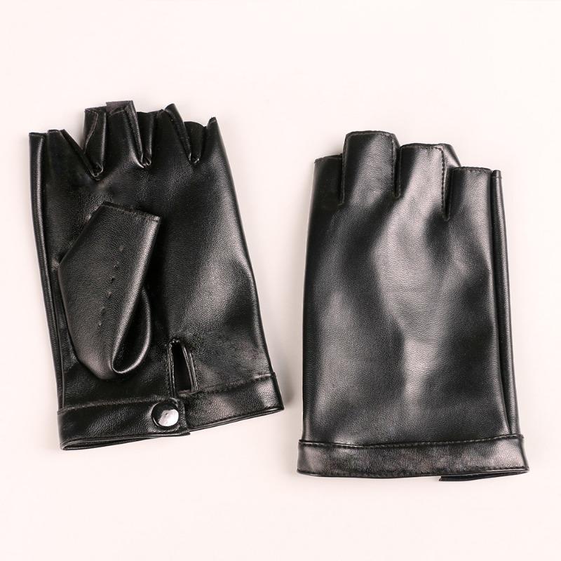 Новые женские танцевальные кожаные перчатки без пальцев, клубные женские перчатки для выступлений, танцев, уличных танцев, кожаные перчатки, партия