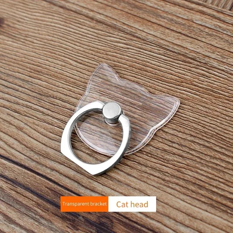 Transparent Clear Phone Ring Grips Holder Kickstand, Finger Ring Stand for Cell Phone Tablet Case Accessories for iPhone Samsung
