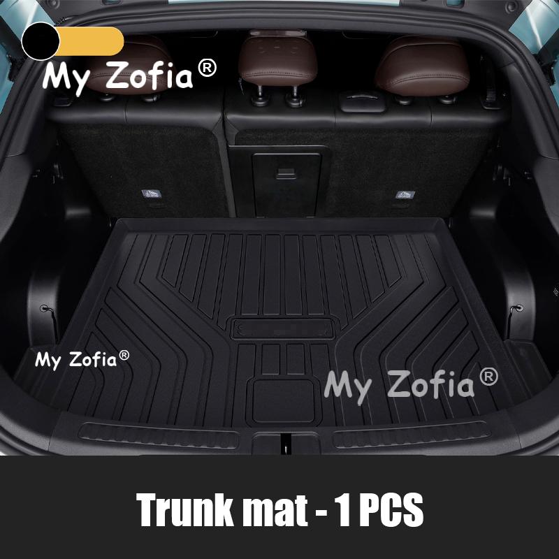 For Smart #3 2024 2025 2026 Car Rear Trunk Mats TPE Rear Seat Backrest Protective Pad Cargo Liner Anti-Kick Pad Accessories