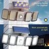 300 LEDs Solar Wall Lights Outdoor Indoor Garden Lights Motion Sensor Lamp Waterproof Powerful Solar Spotlight