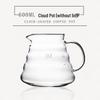Чайник для кофе Zhaoran 600 мл из облачного стекла