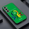 Бренд одежды Benetton Чехол для телефона Матовый Прозрачный Для Samsung S25Plus S21fe S22 FE S23 Ultra S24 Plus S25 Роскошная Задняя крышка