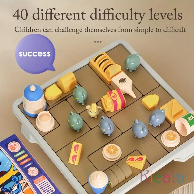 Cat & Mouse Logic Game Family Montessori Puzzle Board Game Children Education Learning Toys Birthday Christmas Gift