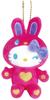 Hello Kitty Mascot Collection Colorful Bunny Magenta 198907-24