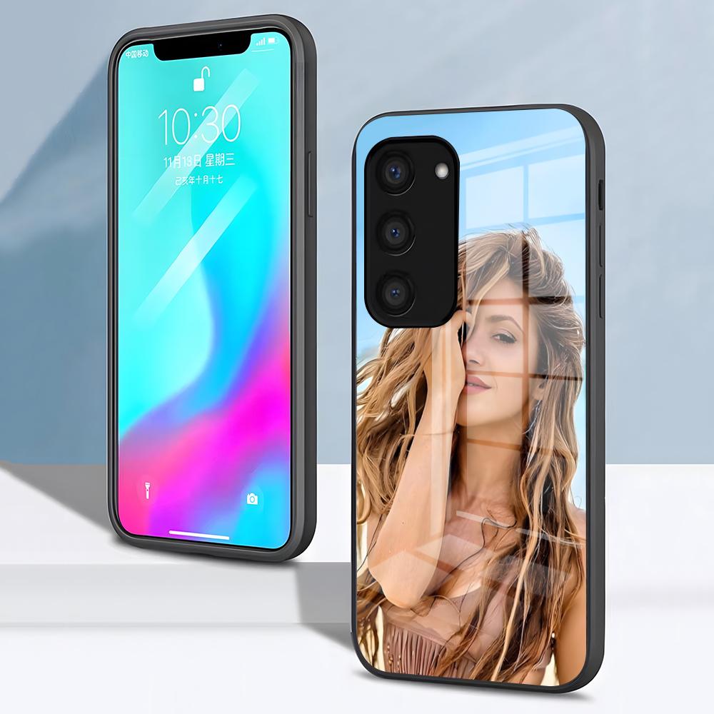 Чехол для телефона Singer Famous S-Shakira для Samsung S26 S25 S24 FE S23 S22 S21 Plus S20 Ultra Note20Ultra Черная стеклянная крышка