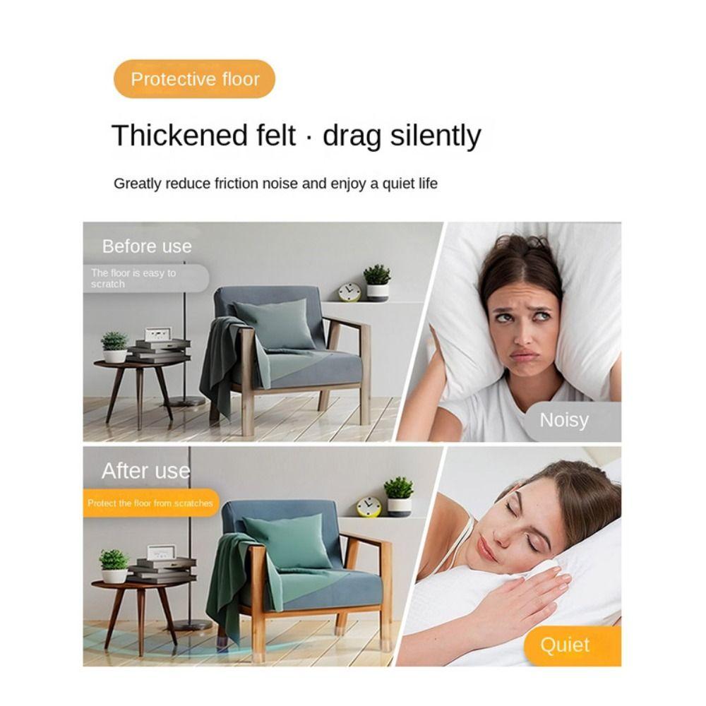Floor Protectors Chair Feet Cover Square Silicone Leg Caps Chair Leg Cover  Feet Cap Bottom