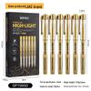 Набор гелевых ручек Boke Gold Glitter & White Highlight 1,0 мм для креативного рисования и ведения дневника