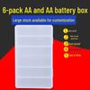12-Pack Battery Storage Box - Insulated, Moisture, Dust, and Short-Circuit Proof