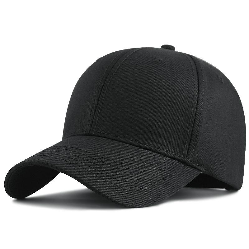 Hat Men's Spring and Summer Large Size Light Board Hard Top Baseball Cap Large Head Circumference Large Cap