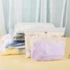 10PC/Bags Clear Zippered Storage Bags Stationery Reusable Bags Durable Storage Solution For Bathroom Socks Plastic Jewelry 3 Sizes
