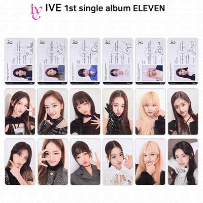 IVE Официальная фотокарточка 1-го сингла альбома Eleven Вонён Юджин Гэыль KPOP K-POP
