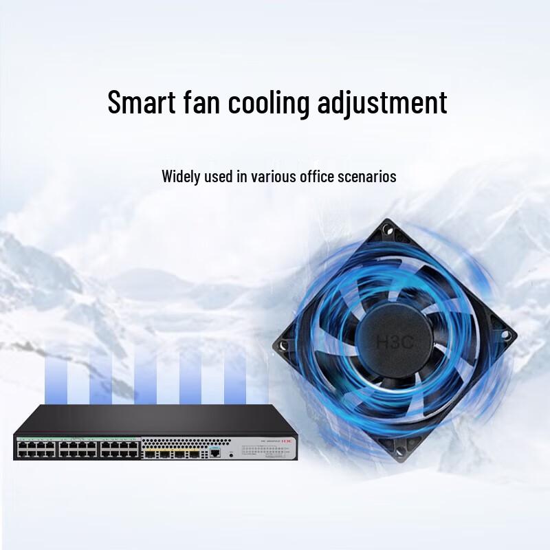 H3C S5024PV6-EI-HPWR 24-Port Gigabit POE+ Managed Switch