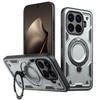 Heavy Duty Armor Shockproof Phone Case For Xiaomi 17 15T 14T Pro Max Magnetic Rotating Bracket Protection Cover For MI 17 ProMax