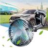 12V/24V USB Car Dashboard Fan - Adjustable Suction Cup Mount, 360° Rotating Clip- Fan for Vehicles